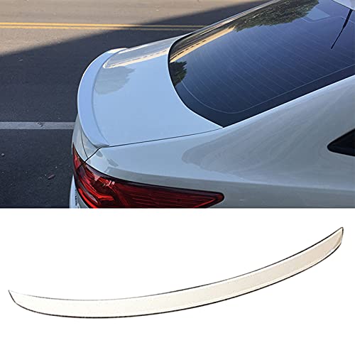 Alerón Trasero para Ford Escort 2014-2018, Material ABS Ala Alerón Trasero Techo Maletero Coche Accesorios, Blanco