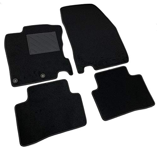 Alfombrillas para Nissan Qashqai II desde 2014 a medida, antideslizantes, talonera de PVC, Fix de Analento… Alfombrillas para Nissan Qashqai II desde 2014 a medida, antideslizantes, talonera de PVC, Fix de Analento…