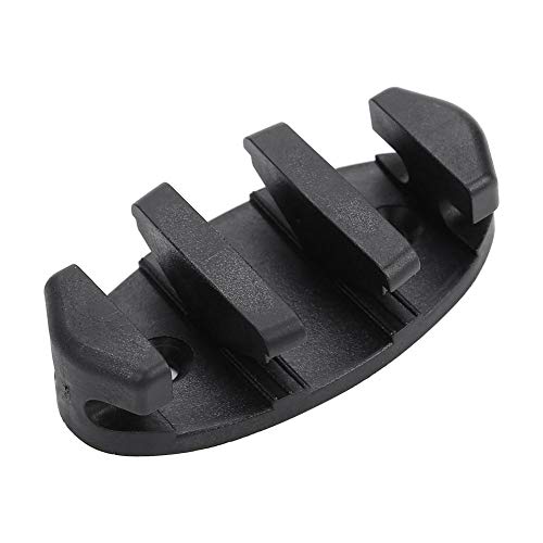 Alomejor1 Zig Zag Cleat Mini Plastic Zig Zag Anchor Cleat Canoa Kayak Cleat Kit Canoa Deck Boating Barco de Pesca Remolques