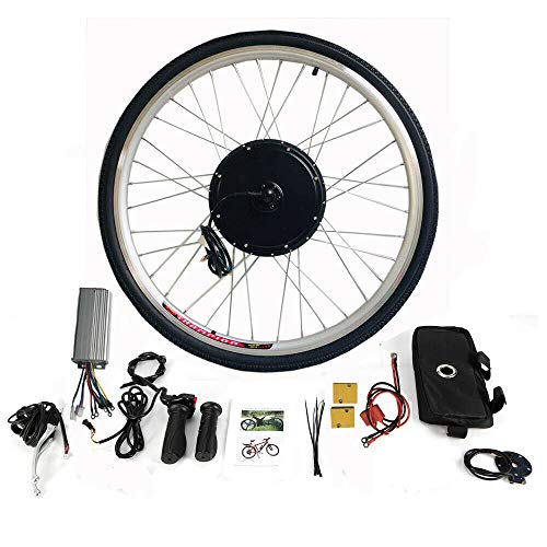 Aohuada Kit de conversión para bicicleta eléctrica de 500 W/800 W, LCD de 28 pulgadas, 36 V, kit de conversión para rueda trasera (500 W)