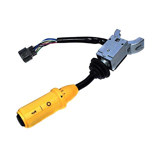 ASDFHUIOX 701/52701 Interruptor de combinación de Interruptor de señal de Giro de la Columna de Avance y Retroceso/Ajuste para JCB 3CX 4CX (Color : Yellow)