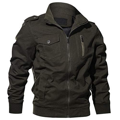 Chaqueta Invierno Hombre Táctico Ropa de Moto Manga Larga Chaqueta Militar Gran tamaño Transpirable Abrigo Jacket Parka Pullover Coat Caliente riou