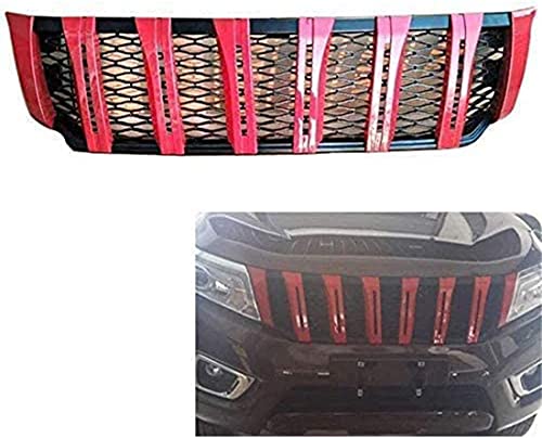 Coche Rejillas frontales de radiador ABS Parachoque, para Nissan Navara Np300 Pickup 2015-2017 Car Front Kühlergrille