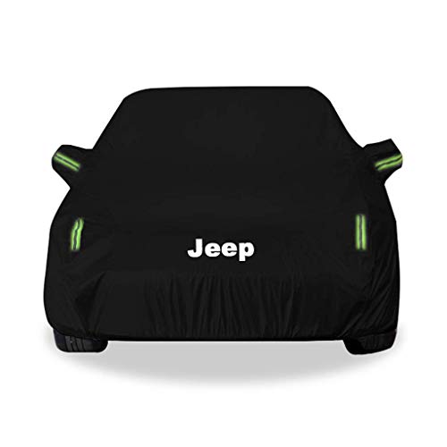 Cubierta del coche SUV SUV interior y exterior gruesa tela Oxford antiincrustantes Protección Solar lluvia caliente Modelos cubierta for el Jeep Compass coches (Color: Oxford tela - de una sola capa)