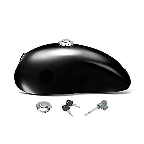 Deposito Cafe Racer VT2 para Kawasaki GPZ 500 S Negro