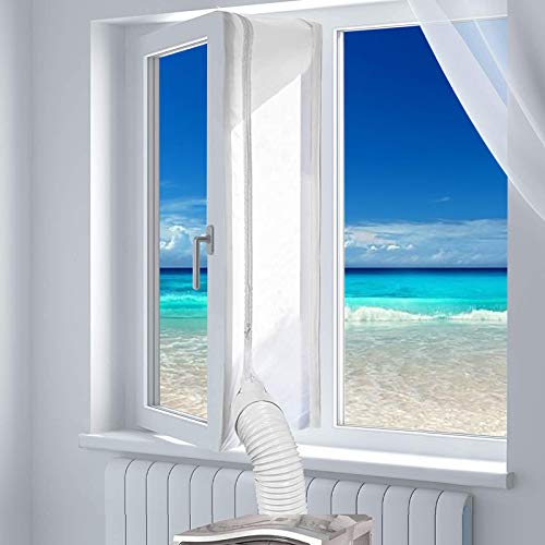 DOCOO Aislante Aire Acondicionado,Kit Ventana Aire Acondicionado Portatil,Kit Aire Acondicionado PortatilAdecuado para Unidad de Aire Acondicionado Portátil(400CM) DOCOO Aislante Aire Acondicionado,Kit Ventana Aire Acondicionado Portatil,Kit Aire Acondicionado PortatilAdecuado para Unidad de Aire Acondicionado Portátil(400CM)