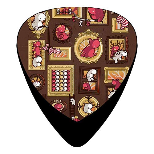 Escape At The Museum Guitar Picks Celluloid Cool Mens Complete Assorted 12 Pack