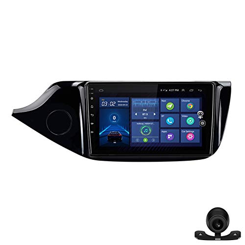 Estéreo del coche radio de navegación por satélite FM AM Reproductor multimedia Android 10.0 Autoradio Pantalla táctil Navegación GPS para Kia CEED 2012-2016 Soporte Bluetooth WI(Color:4G+WiFi 2G+32G)