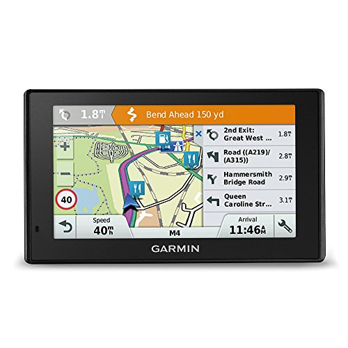 Garmin DriveAssist 51 Full EU LMT-S - Navegador GPS con mapas de por Vida y tráfico vía móvil (Pantalla de 5", Mapa Europa Completo)