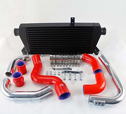 GOWE Kit de interenfriador de montaje delantero+tubo para Audi A4 1.8T Turbo B6 Quattro 02-06 GOWE Kit de interenfriador de montaje delantero+tubo para Audi A4 1.8T Turbo B6 Quattro 02-06