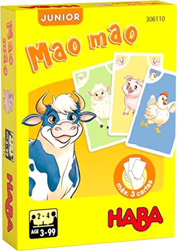 HABA 306110 - Mao Mao Junior, Juego Infantil de Cartas. Más 3 años HABA 306110 - Mao Mao Junior, Juego Infantil de Cartas. Más 3 años