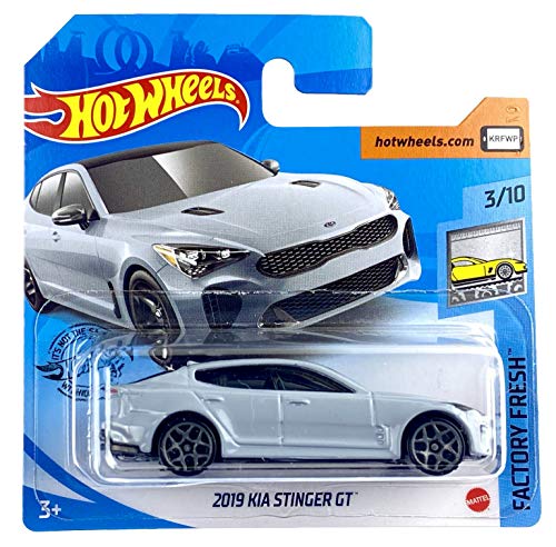 Hot Wheels 2019 Kia Stinger GT (gris) 3/10 Factory Fresh 2020 - 198/250 (tarjeta corta) GHF02