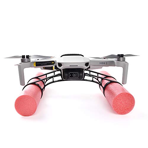 iScooter Drone Amortiguación Equipo de aterrizaje, Kit de entrenamiento de pierna de aterrizaje de agua Soporte flotante para DJI Mini 2/Mavic Mini Accesorios