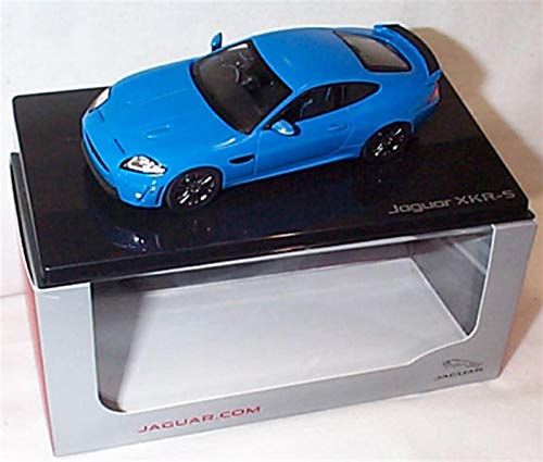 ixo Jaguar XKR-S - Coche francés de carreras azul escala 1:43