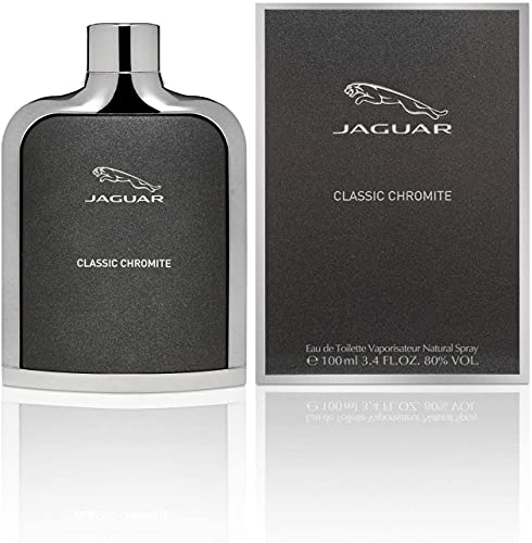 Jaguar Classic Chromite – Eau de toilette para hombre, vaporizador, natural, 100 ml