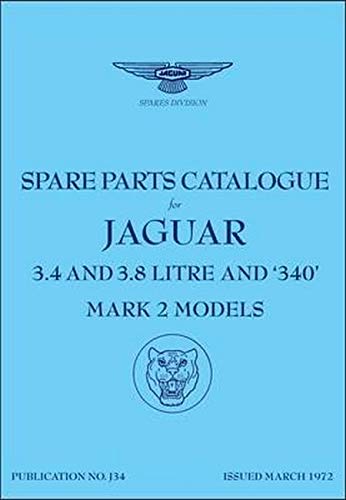 Jaguar Mk 2 (3.4, 3.8 & 340) Spare Parts Catalogue (1959-1969)