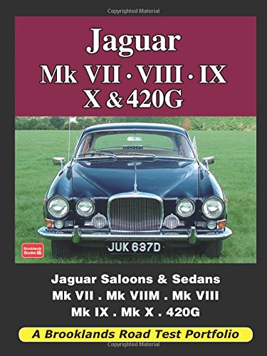 Jaguar Mk VII. VIII. IX. X and 420G (Road Test Portfolio)