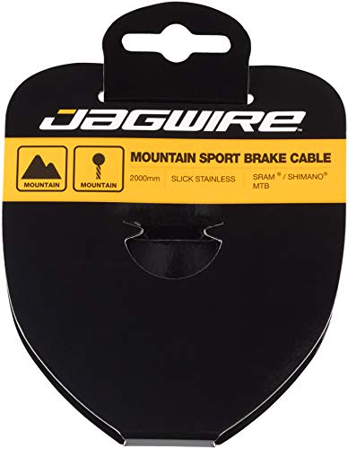 Jagwire – Cable de Freno para BTT – Sport Acero Inoxidable – 1.5 x 2000 mm – SRAM/Shimano 94ss2000 Unisex, Gris