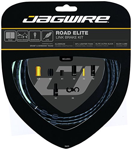 Jagwire - Kit Road Elite Link freno de cables y fundas unisex, color negro