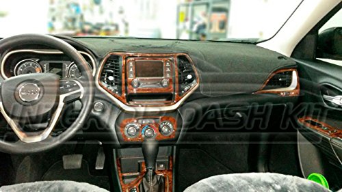Jeep Cherokee Limited Interior de Madera Dash Juego de Acabados Set 2014 2015 2016 2017 2018 2019