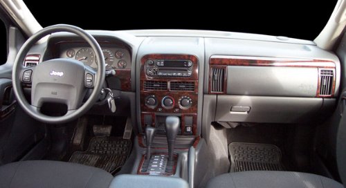 Jeep Grand Cherokee Laredo Limited Interior de Madera del Burl Dash Juego de Acabados Set 1999 2000 2001 2002