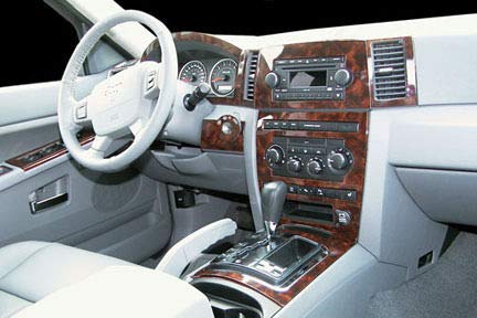 Jeep Grand Cherokee Laredo Limited Interior de Madera del Burl Dash Juego de Acabados Set 2005 2006 2007