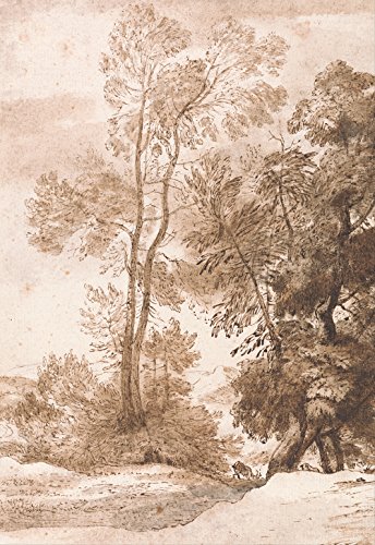 John Constable - Trees and Deer - Extra Large - Semi Gloss Print