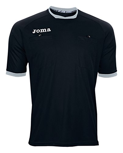 Joma 100011.111 - Camiseta de equipación de Manga Corta para Hombre, Color Negro, Talla S