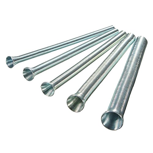 Juego De Muelles Para Doblar Tubos De Acero Inoxidable De 5 Piezas, 1/4 '', 5/16'', 3/8 '', 1/2'', 5/8 '' Juego De Muelles Para Doblar Tubos De Acero Inoxidable De 5 Piezas, 1/4 '', 5/16'', 3/8 '', 1/2'', 5/8 ''