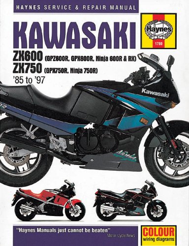 Kawasaki ZX600 and 750 Fours (85-97) Service and Repair Manual (Haynes Service and Repair Manuals)