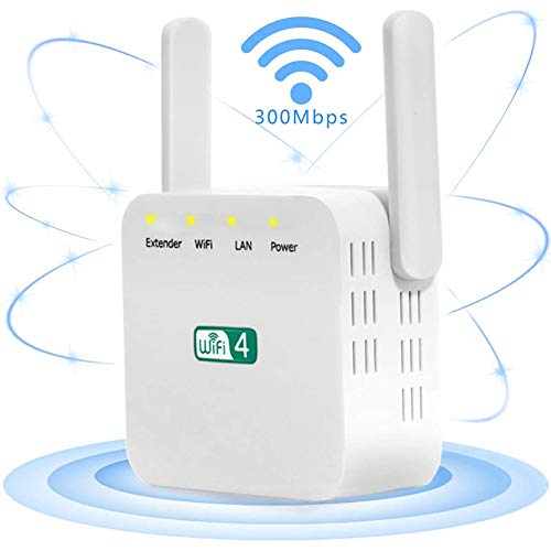 KFY Repetidor WiFi para hogar, Amplificador de señal de Extensor inalámbrico de 300Mbps, repetidor de 2.4GHz con Puerto Ethernet de Acceso, Cubre hasta 1292 Sq.ft, enrutador/Ap de Montaje en Pared KFY Repetidor WiFi para hogar, Amplificador de señal de Extensor inalámbrico de 300Mbps, repetidor de 2.4GHz con Puerto Ethernet de Acceso, Cubre hasta 1292 Sq.ft, enrutador/Ap de Montaje en Pared