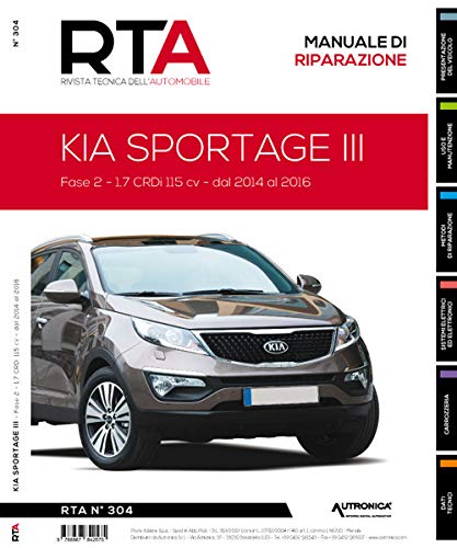 Kia Sportage III. Fase 2 - 1.7 CRDi 115 cv - dal 2014 al 2016 (Rivista tecnica dell'automobile)