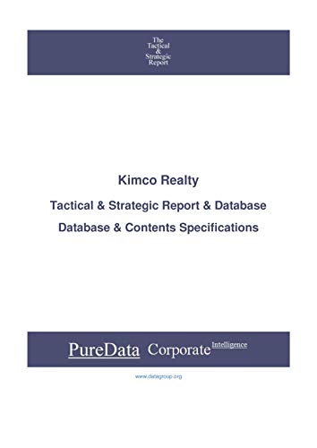 Kimco Realty: Tactical & Strategic Database Specifications - NYSE perspectives (Tactical & Strategic - United States Book 13584) (English Edition)