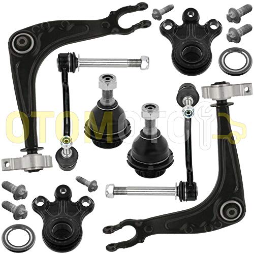 Kit brazo de suspensión delante compatible con PEUGEOT 407 508 compuesto por 8 autopartes