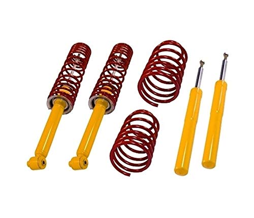 Kit de suspensión para Opel Tigra Twintop tipo X-C/Roadster de 2004 a 2009, reducción 30/30 mm, motorización de 70 a 125 CV Kit de suspensión para Opel Tigra Twintop tipo X-C/Roadster de 2004 a 2009, reducción 30/30 mm, motorización de 70 a 125 CV