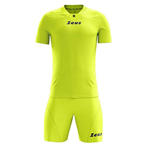 Kit Zeus Promo Body completo Fútbol Sala Torneo Escuela Sport, amarillo FLUO