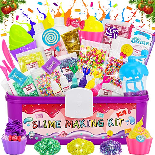 LETOMY Kit de Slime, DIY Slime Set, Slime Kit, Original Stationery Slime con Activador de Arcilla, Slime para Niñas Edulcorante, Regalo para Niñas y Niños en Fiesta LETOMY Kit de Slime, DIY Slime Set, Slime Kit, Original Stationery Slime con Activador de Arcilla, Slime para Niñas Edulcorante, Regalo para Niñas y Niños en Fiesta