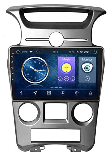 LINGJIE Android 8.1 Car Stereo 9"Radio GPS Sat Nav para KIA Carens 2007-2011 Soporte TPMS/Dab/BT/Mirror Link/Bluetooth/WiFi/AUX/USB 2.5D Reproductor de Pantalla táctil