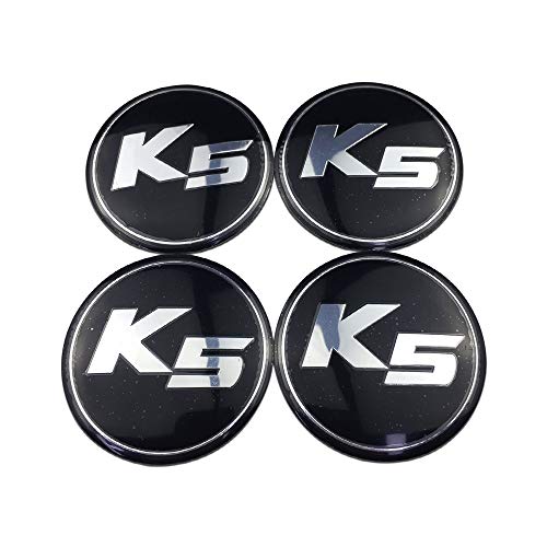 LIUSHI Etiqueta engomada del Coche de la aleación de Aluminio del Centro de la Rueda del Coche para KIA Emblema Sportage Soul Sorento CEED PICANTO Optima Accesorios tapacubos (Color Name : C K5)