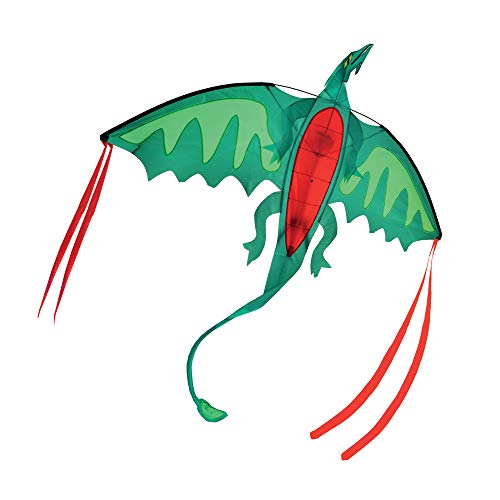 Melissa & Doug- Winged Shaped Kite Cometa con Forma de Dragón Alado, Multicolor (30217)