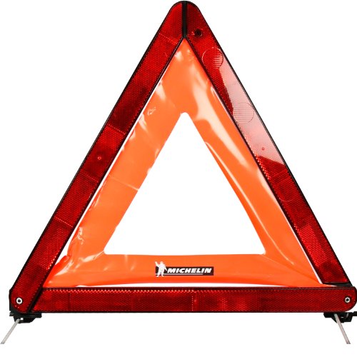 Michelin 92402 Triángulo de emergencia ECE, carcasa de pástico para su almacenamiento
