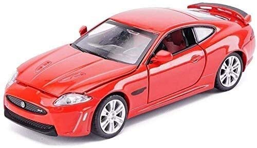 Modelo de coches para niños 1:32 Escala Modelo Jaguar XKR-S de aleación de coche Diecast modelo de coche w / Sound & Light Tire del modelo del coche de juguete Coches Niños Juguetes Colección 15x5.5x3