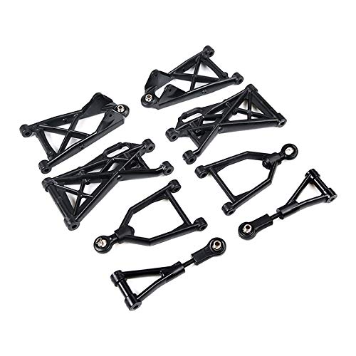 momok Refuerzo de Engrosamiento Suspensión Delantera y Trasera para 1/5 RV Hpi Baja 5B 5T 5Sc Kit de Brazo Delantero y Trasero