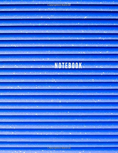 Notebook: BLue Line Unruled Notebook, Unlined/Plain Notebook - Large (8.5 x 11 inches) - 100 Pages - Notebook/Journal/Diary, Unlined/Plain Notebook, ... Softcover Story Journal, KFY Notebooks