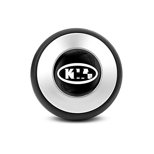 Perilla de Volante de Coche, manija giratoria de Bola, Rueda de Refuerzo, Accesorios de automóvil/Ajuste para -Kia Motors Cerato Sportage R K2 K3 K5 (Color : KIA)