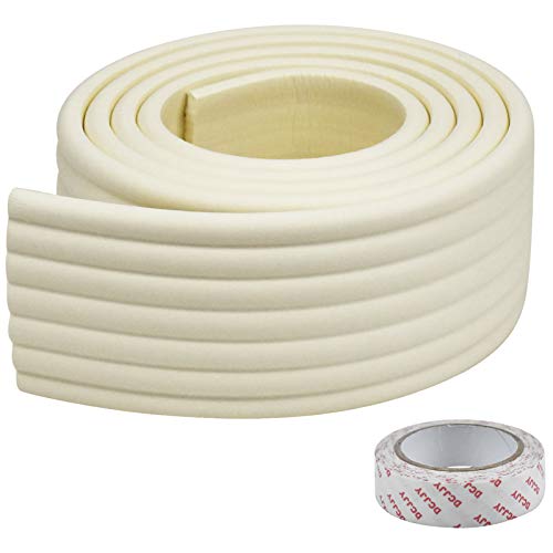 Protecciones para Bordes y Esquinas, Protectores Esquinas Bebes, Universal Protector Espuma, Kit de Seguridad Niño en la Casa con Cinta de Doble Cara Para Niños Bebés 2m x 80mm x 8mm (Beige) Protecciones para Bordes y Esquinas, Protectores Esquinas Bebes, Universal Protector Espuma, Kit de Seguridad Niño en la Casa con Cinta de Doble Cara Para Niños Bebés 2m x 80mm x 8mm (Beige)