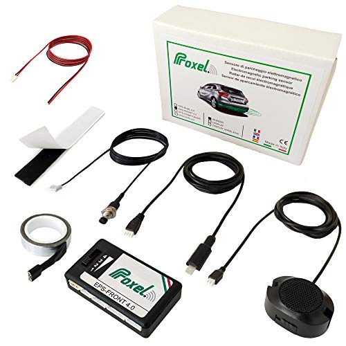 Proxel, EPS-FRONT Sensores de Aparcamiento Electromagnéticos Invisible Delantero Sin de Taladrar, Kit Universal