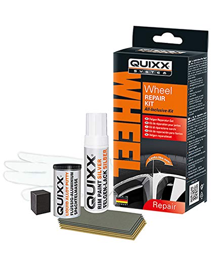 Quixx 10208 Wheel Repair Kit de reparación de Llantas, Plata