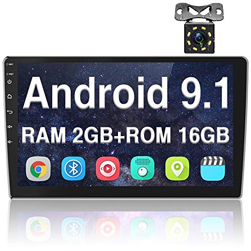 Radio Coche Android 2G + 16G 10.1 Pulgadas Pantalla táctil Podofo GPS Radio 2 DIN Bluetooth WiFi FM Mirror Link Radio USB Dual para automóvil + Cámara de Marcha atrás Radio Coche Android 2G + 16G 10.1 Pulgadas Pantalla táctil Podofo GPS Radio 2 DIN Bluetooth WiFi FM Mirror Link Radio USB Dual para automóvil + Cámara de Marcha atrás