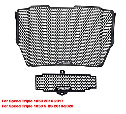 Rejillas Frontales de Rejilla del Radiador & Protector de Kit de Aceite para para Triumph Speed Triple 1050 2016 2017 Speed Triple 1050 S RS 2018-2020